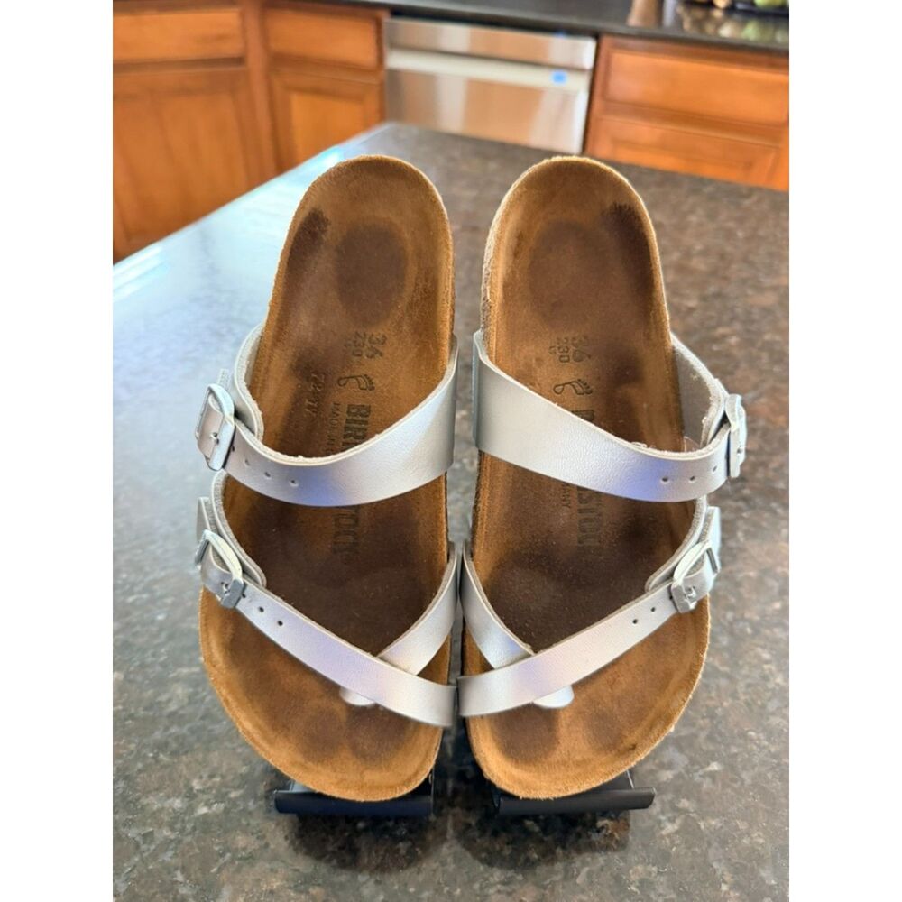 Birkenstock Mayari - Silver - Size 36 (L5)  - GUC!